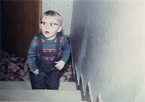 auf der Treppe 1963