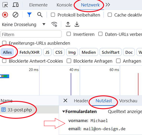 Chrome Entwicklertools